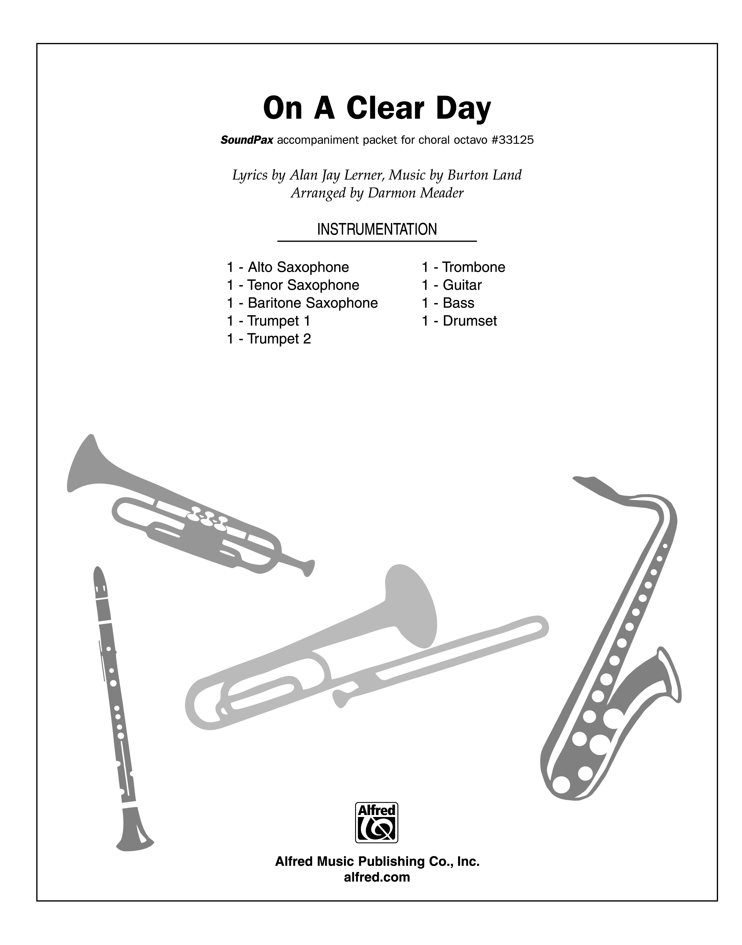 on a clear day chords