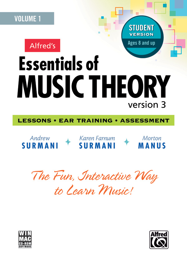 Alfred’s Essentials of Music Theory: Software, Version 3 CD-ROM Student Version, Volume 1