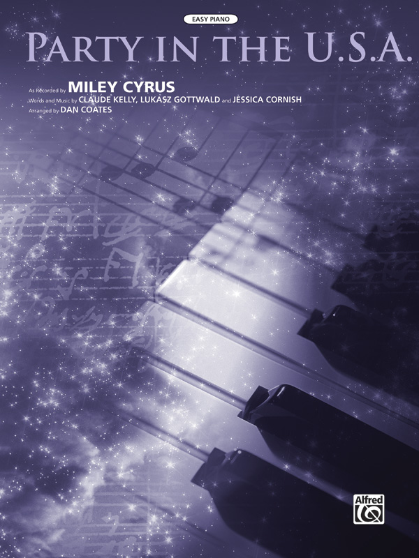 Party in the U.S.A. Piano Sheet Miley Cyrus Sheet Music