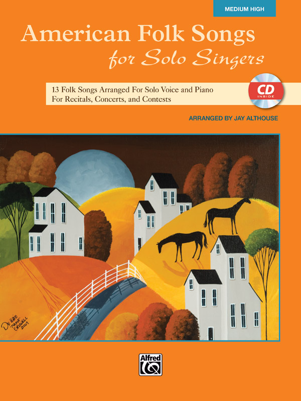 Jay Althouse : American Folk Songs for Solo Singers - Medium High : Solo : Songbook & CD : 038081397603  : 00-35564