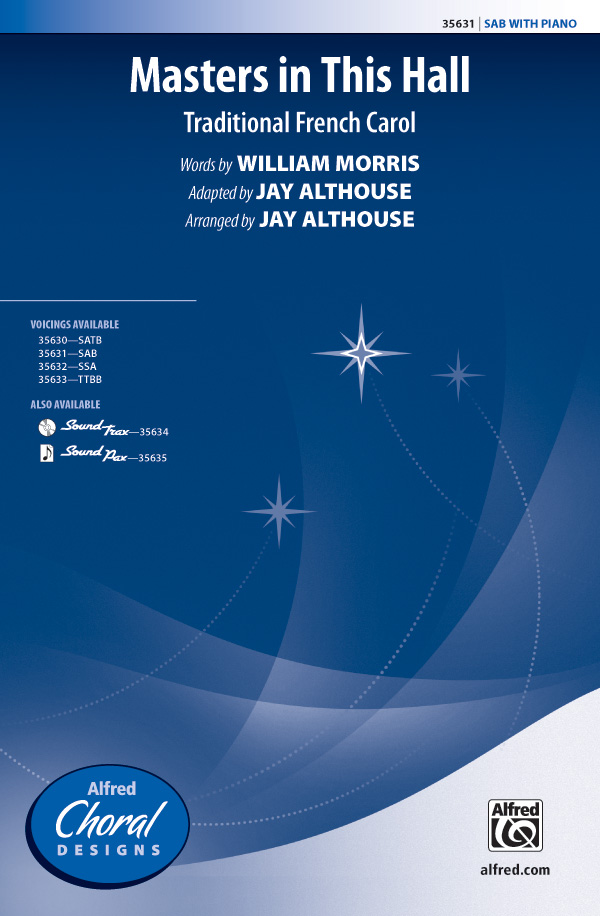 Masters in This Hall : SAB : Jay Althouse : Sheet Music : 00-35631 : 038081398273 