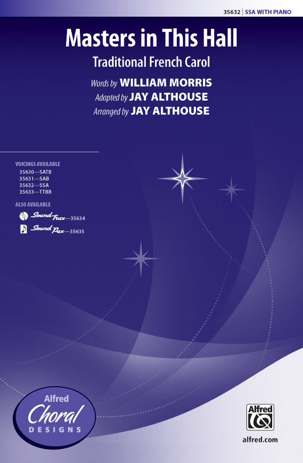 Masters in This Hall : SSA : Jay Althouse : Sheet Music : 00-35632 : 038081398280 