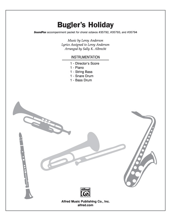 Bugler's Holiday Choral Octavo SoundPax Leroy Anderson Digital Sheet Music Download