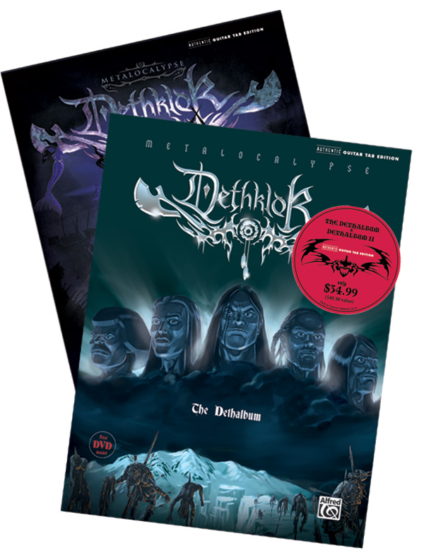 Dethklok: Dethalbums I & II Guitar TAB Bundle
