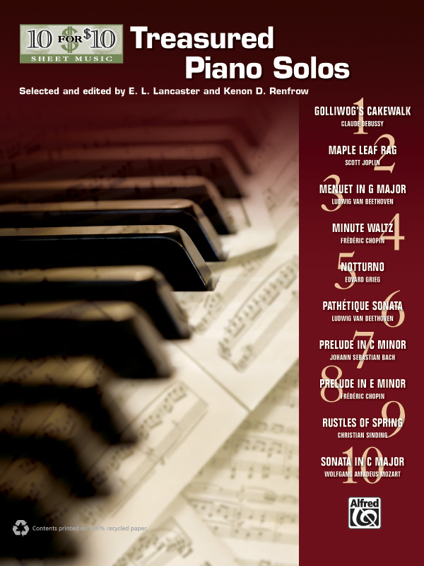 10 for 10 Sheet Music: Treasured Piano Solos