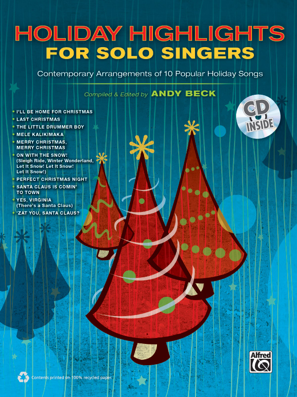 Andy Beck : Holiday Highlights for Solo Singers : Solo : Songbook & CD : 038081424200  : 00-37948