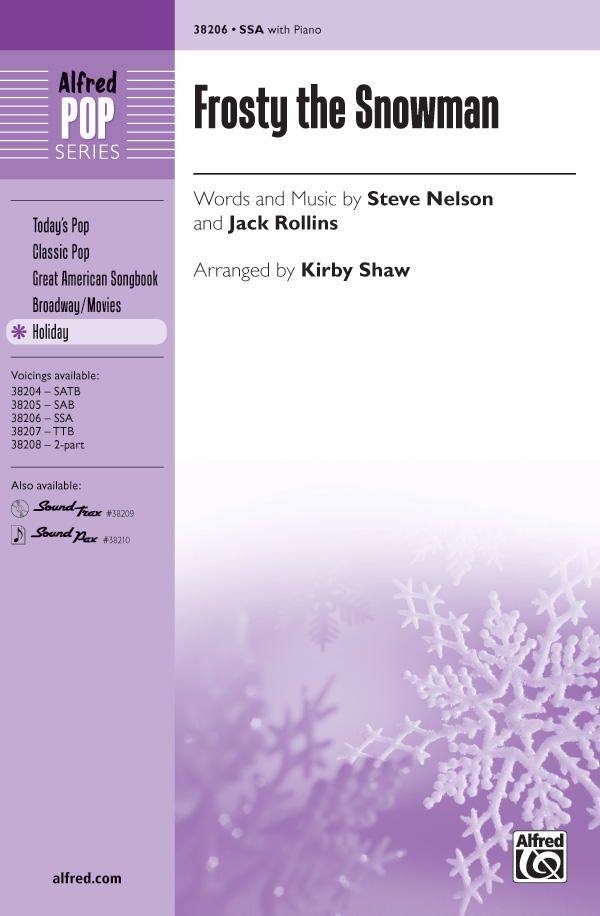 Frosty the Snowman : SSA : Kirby Shaw : Sheet Music : 00-38206 : 038081426778 