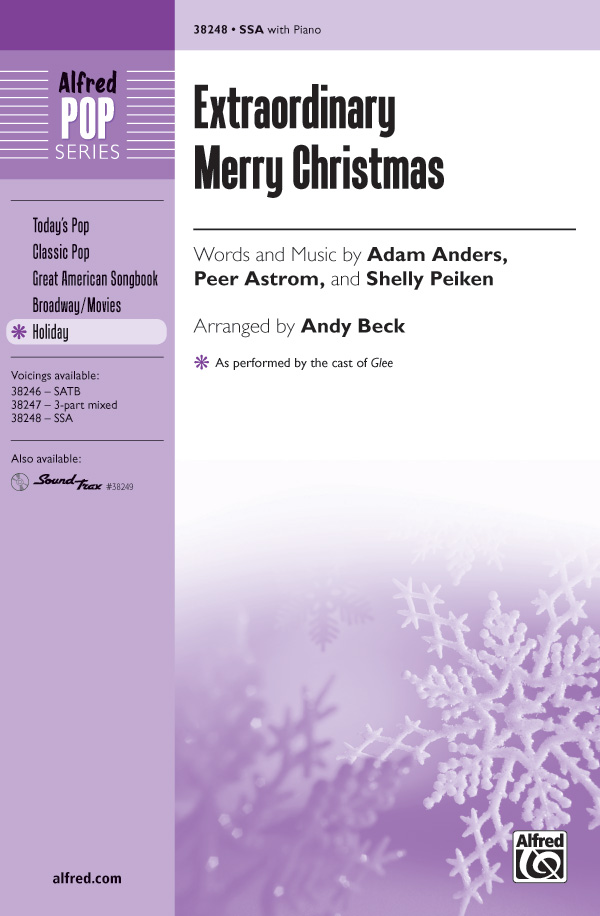 Extraordinary Merry Christmas : SSA : Andy Beck : Sheet Music : 00-38248 : 038081427195 