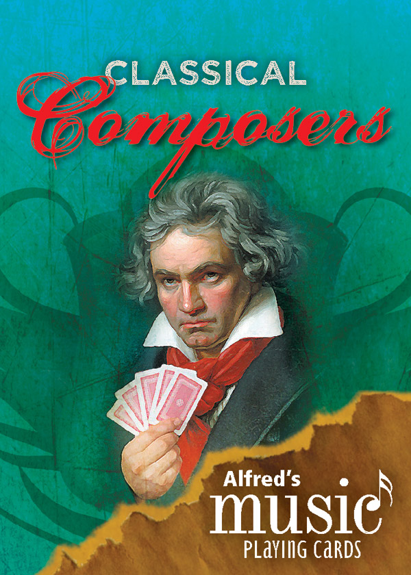 Alfred’s Music Playing Cards: Classical Composers (1 Pack)