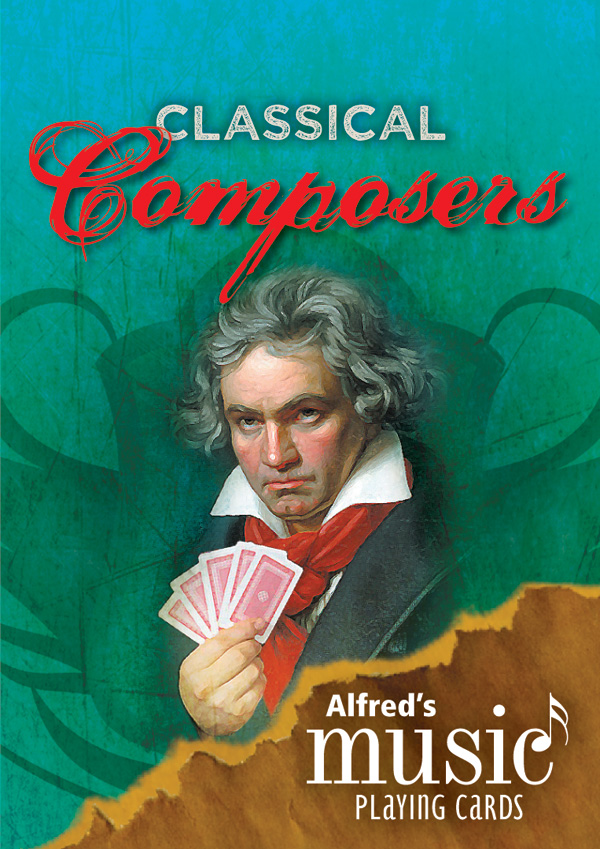 Alfred’s Music Playing Cards: Classical Composers (12 Pack)