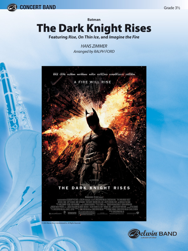 Batman: The Dark Knight Rises: Concert Band Conductor Score: Hans Zimmer |  Alfred Music
