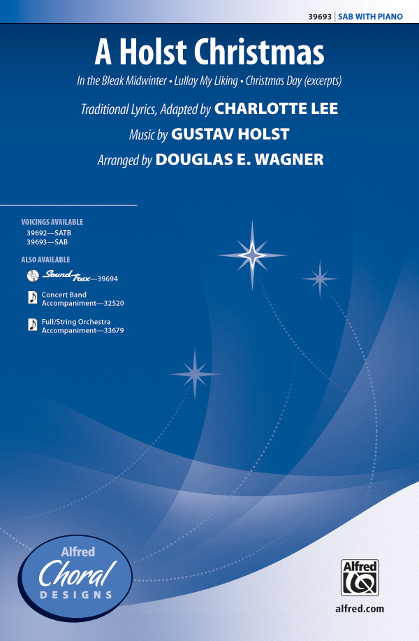 A Holst Christmas : SAB : Douglas Wagner : Gustav Holst : Sheet Music : 00-39693 : 038081443546 
