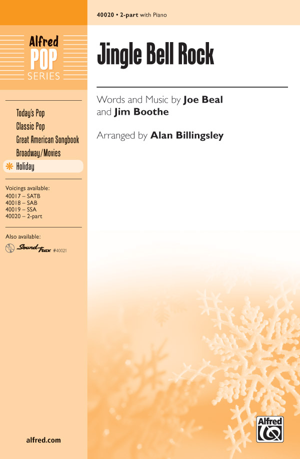 Jingle Bell Rock : 2-Part : Alan Billingsley : Sheet Music : 00-40020 : 038081446790 