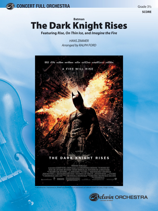 Batman: The Dark Knight Rises: Full Orchestra Conductor Score & Parts: Hans  Zimmer | Alfred Music