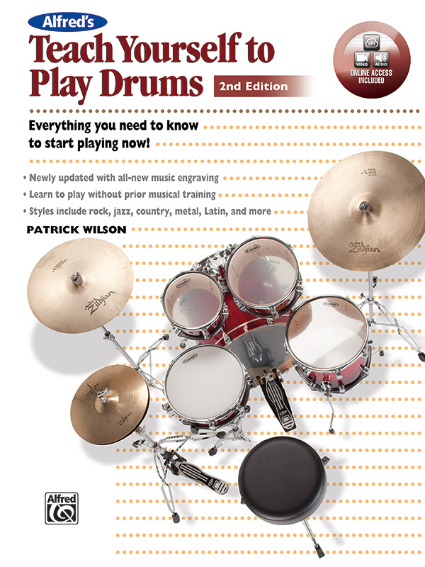 Alfred's Teach Yourself To Play Drums (2Nd Edition): Drumset Book & Online  Video/Audio