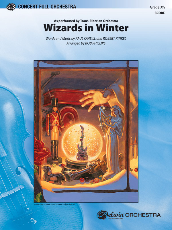 Wizards In Winter Full Orchestra Conductor Score Parts Trans