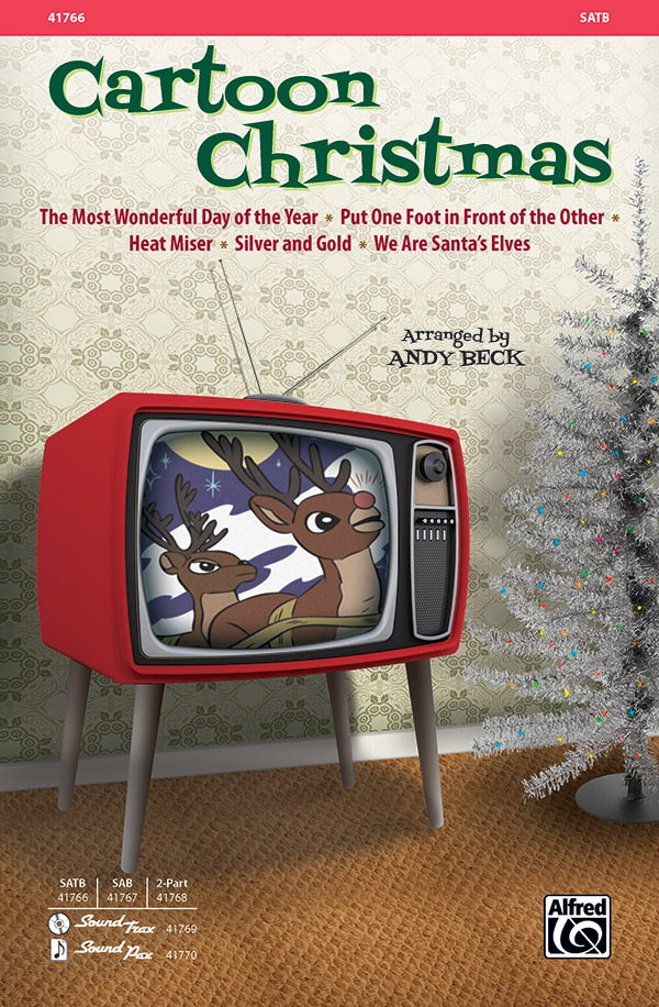 Andy Beck : Cartoon Christmas : SATB : Songbook : 038081468464  : 00-41766