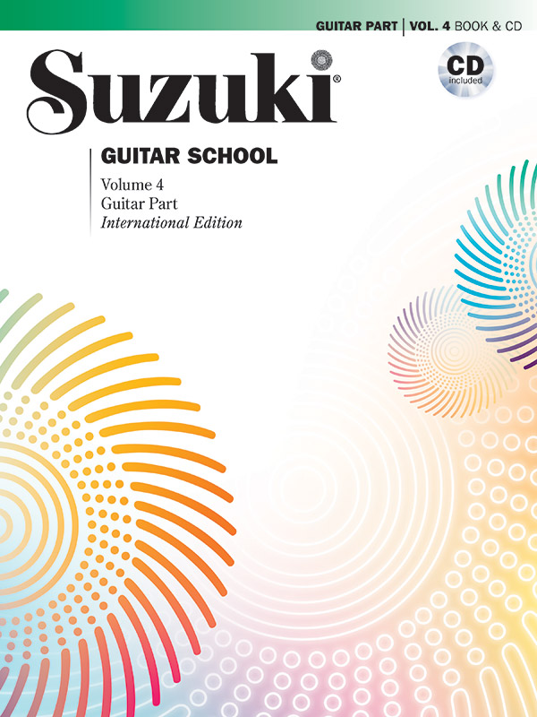 Suzuki Guitar School Guitar Part and CD, Volume 4