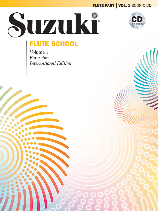 International Edition Volume 1 and 2 Piano Acc. Suzuki Flute School CD 