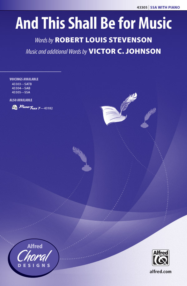 And This Shall Be for Music : SSA : Victor C. Johnson : Sheet Music : 00-43305 : 038081488479 