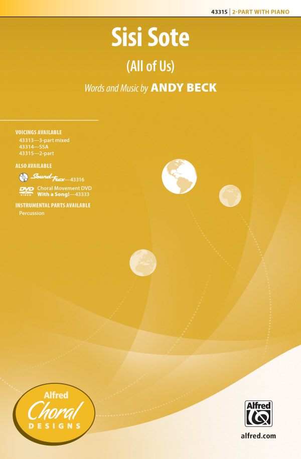 Sisi Sote : 2-Part : Andy Beck : Sheet Music : 00-43315 : 038081488578 