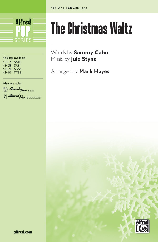 The Christmas Waltz : TTBB : Mark Hayes : Sheet Music : 00-43410 : 038081489506 