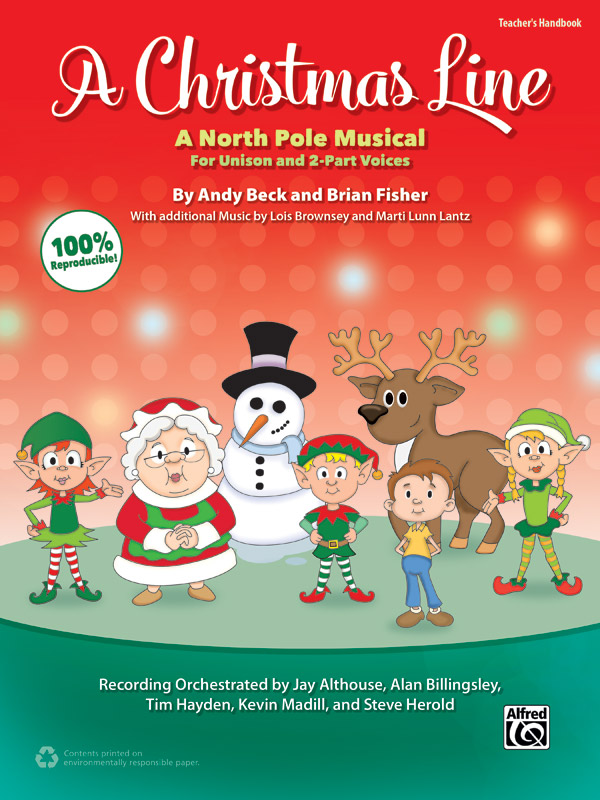 Andy Beck and Brian Fisher : A Christmas Line : 2-Part : Songbook : 038081489711  : 00-43431