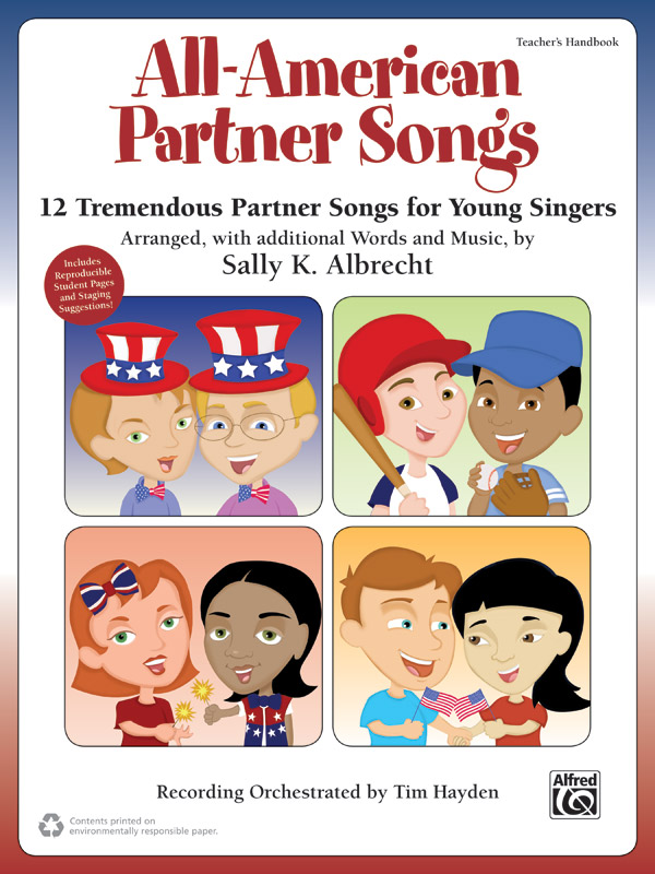 Sally K. Albrecht : All-<span style="color:red;">America</span>n Partner Songs : Songbook : 038081489773  : 00-43437