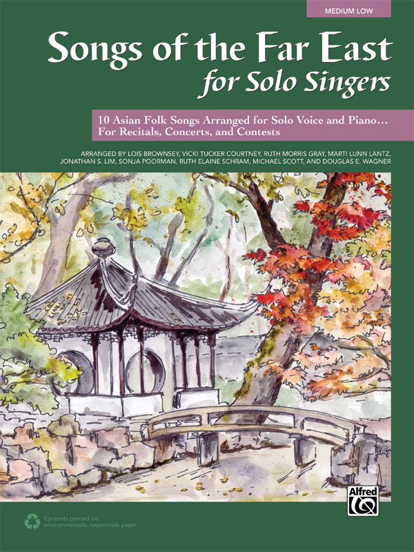 Various Arrangers : Songs of the Far East for Solo Singers - Medium Low : Solo : Songbook : 038081490274  : 00-43487