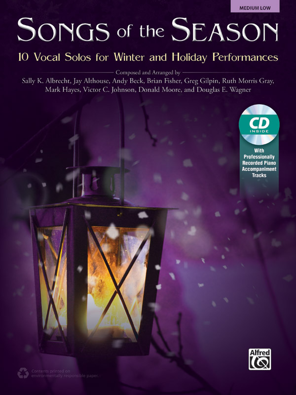 Various : Songs of the Season - Medium Low Voice : Solo : Songbook & CD : 038081490359  : 00-43495