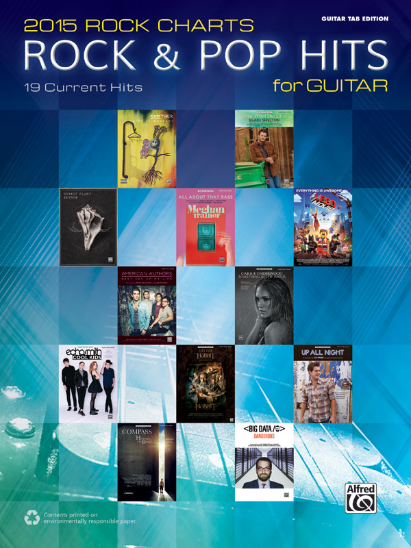 2015 Rock Charts: Rock & Pop Hits for Guitar