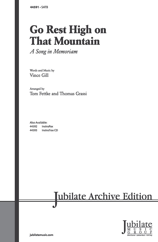 go rest high on that mountain sheet music pdf