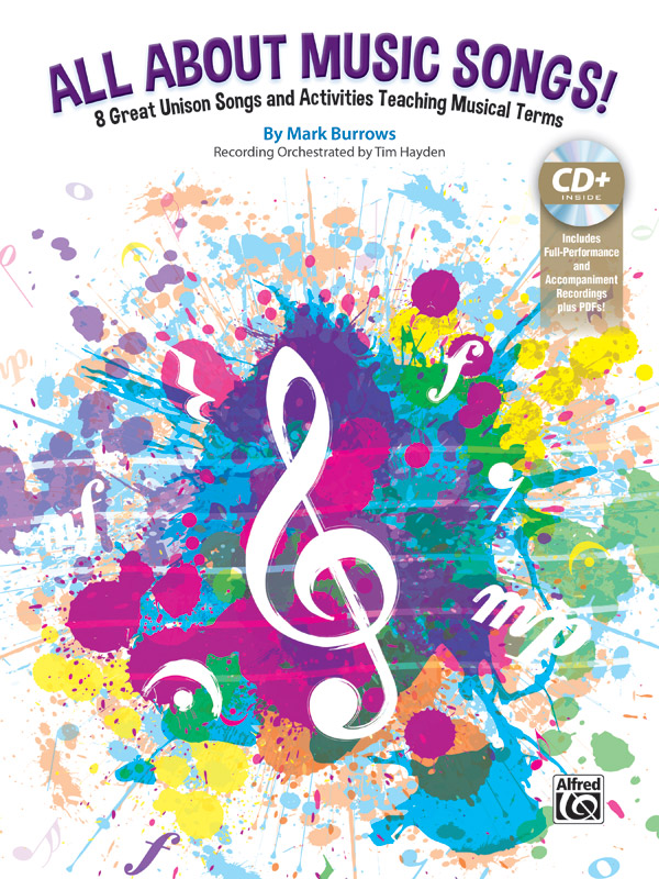Mark Burrows : All About Music Songs! : Book & Enhanced CD : 038081520384  : 00-45315