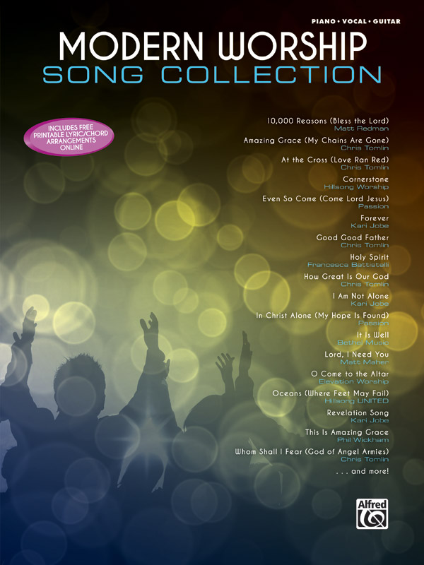 modern-worship-song-collection-piano-vocal-guitar-book-sheet-music for Free Printable Christian Music Sheets Modern Worship Song Collection: Piano/Vocal/Guitar Book | Sheet Music for Free Printable Christian Music Sheets