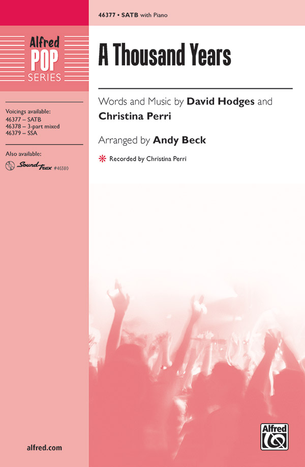 A Thousand Years Satb Choral Octavo David Hodges A Thousand Years Satb Choral Octavo David Hodges