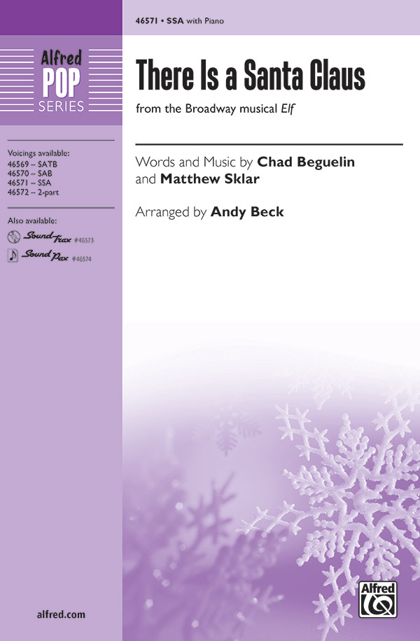 There Is a Santa Claus : SSA : Andy Beck : Sheet Music : 00-46571 : 038081531465 