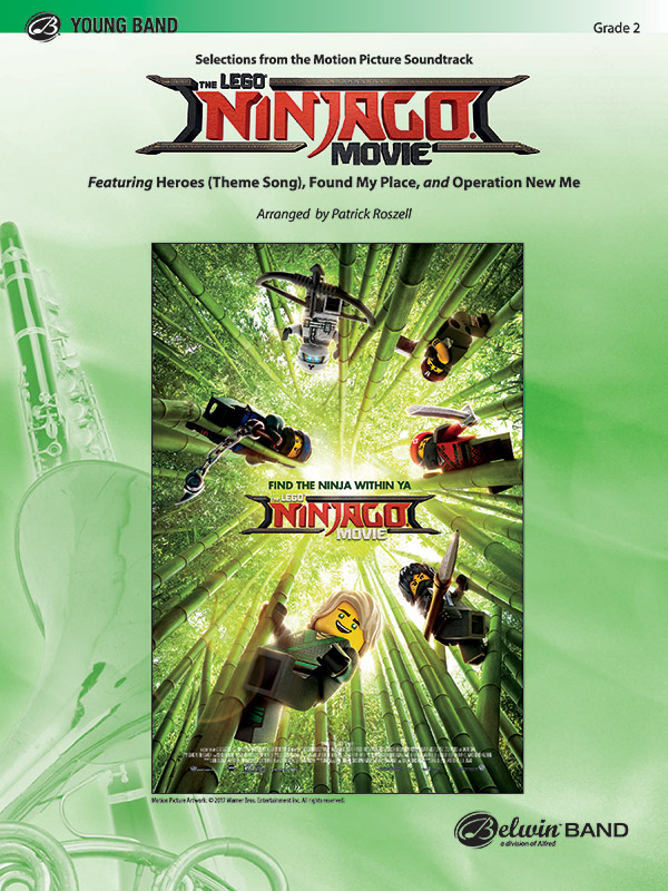 The LEGO® Ninjago® Movie™: Selections from the Motion Picture Soundtrack:  E-flat Baritone Saxophone