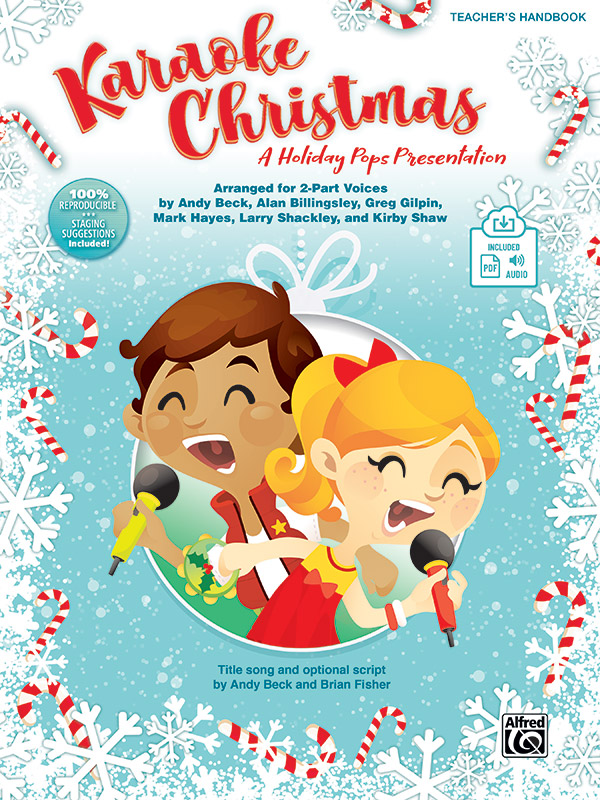 Karaoke Christmas: Teacher's Handbook & Online PDF/Audio