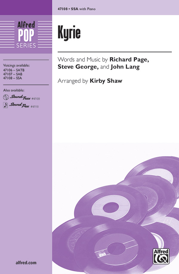 Kirby Shaw : Kyrie : Showtrax CD : 038081538808  : 00-47109