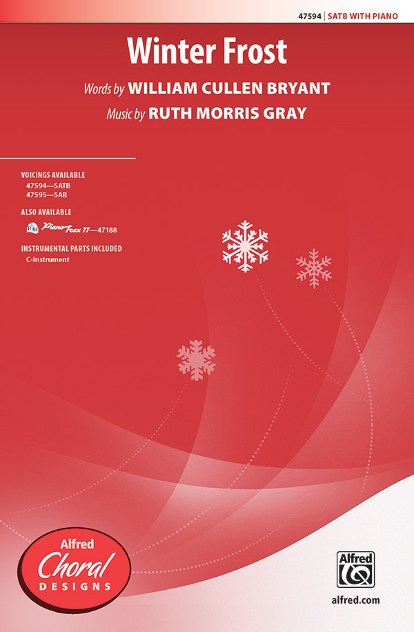 Winter Frost : SATB : Ruth Morris Gray : Sheet Music : 00-47594 : 038081542874 