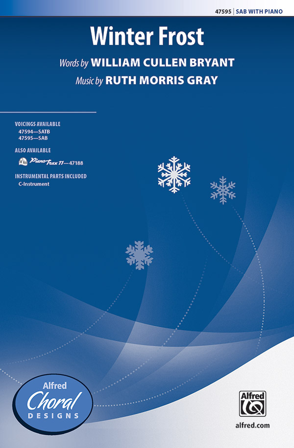 Winter Frost : SAB : Ruth Morris Gray : Sheet Music : 00-47595 : 038081542881 