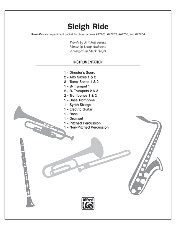 Sleigh Ride Bass Trombone Bass Trombone Part Digital Sheet Music