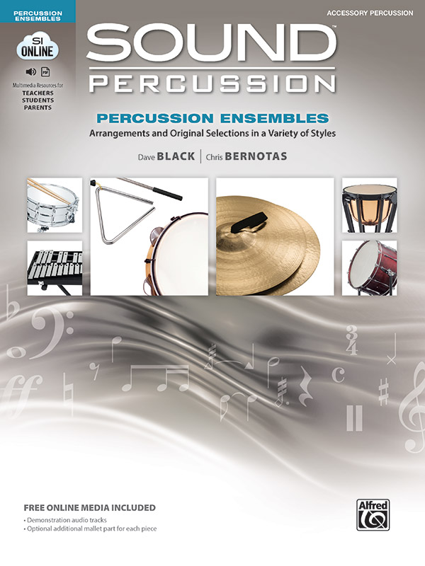 Sound Percussion Ensembles Accessory Percussion Book & Online Media