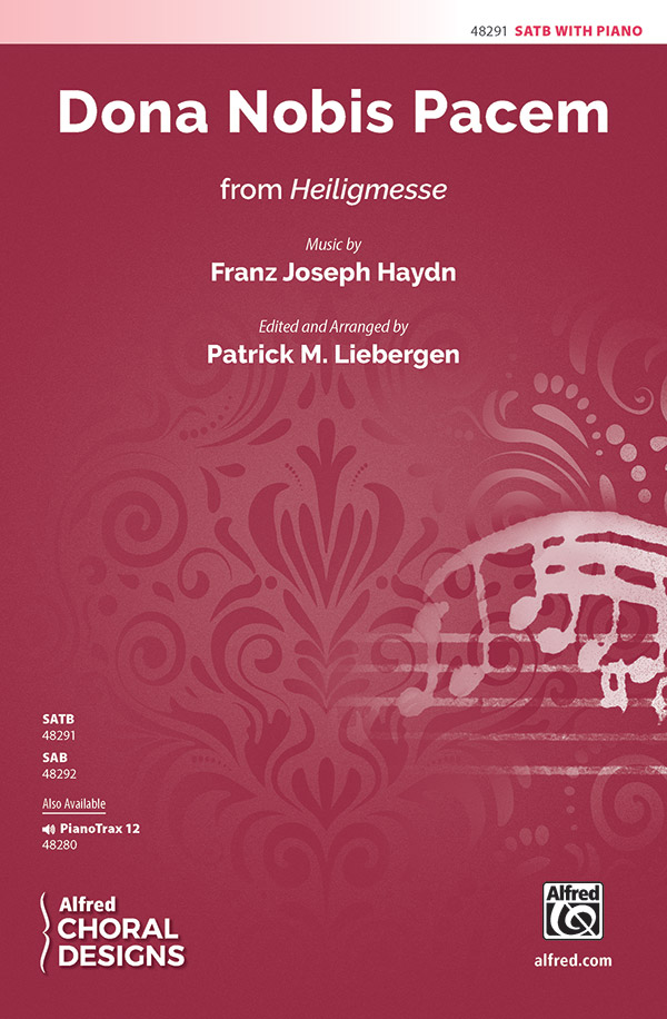 Dona Nobis Pacem : SATB : Franz Joseph Haydn : Sheet Music : 00-48291 : 038081551142 