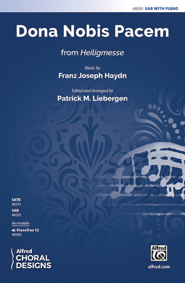 Dona Nobis Pacem : SAB : Franz Joseph Haydn : Sheet Music : 00-48292 : 038081551159 