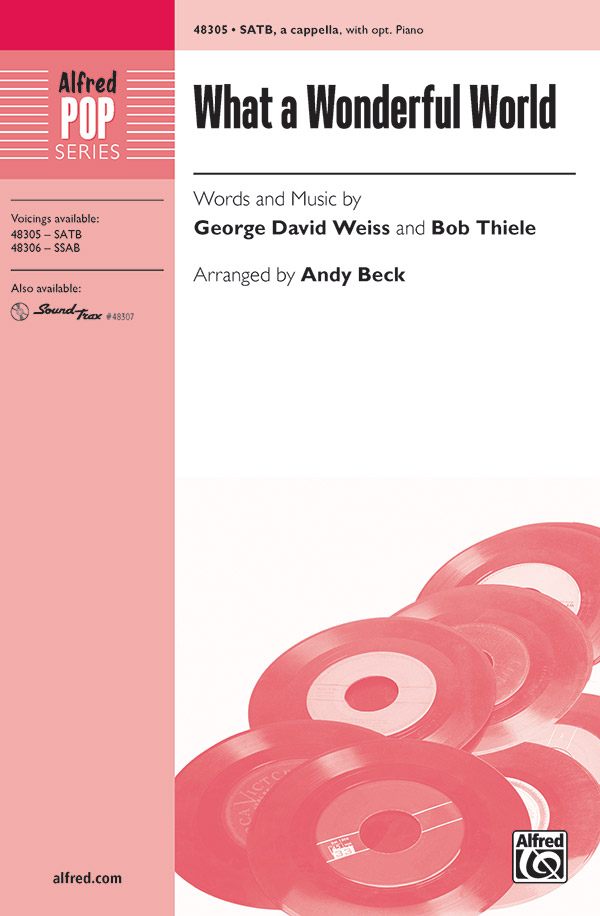 What a Wonderful World : SATB : Andy Beck : Sheet Music : 00-48305 : 038081551289 