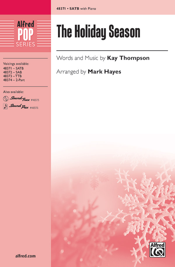 The Holiday Season : SATB : Mark Hayes : Sheet Music : 00-48371 : 038081551944 