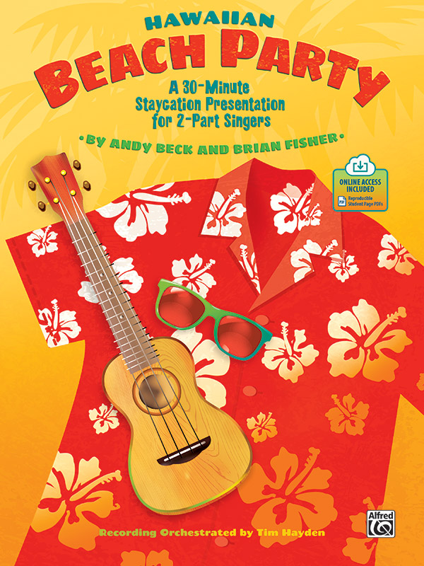 Andy Beck and Brian Fisher : Hawaiian Beach Party : Songbook & Online Audio : 038081560250  : 00-48715