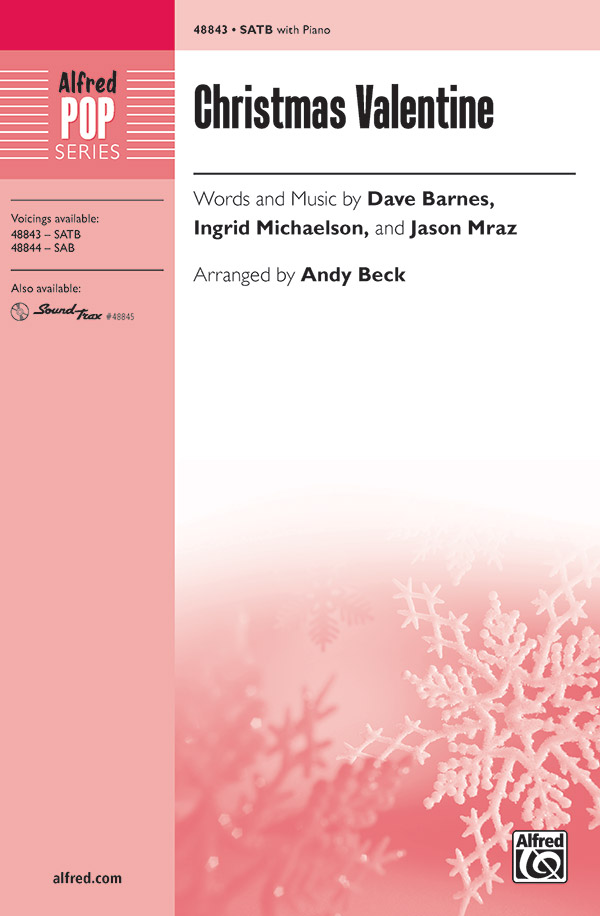 Christmas Valentine : SATB : Andy Beck : Sheet Music : 00-48843 : 038081561677 