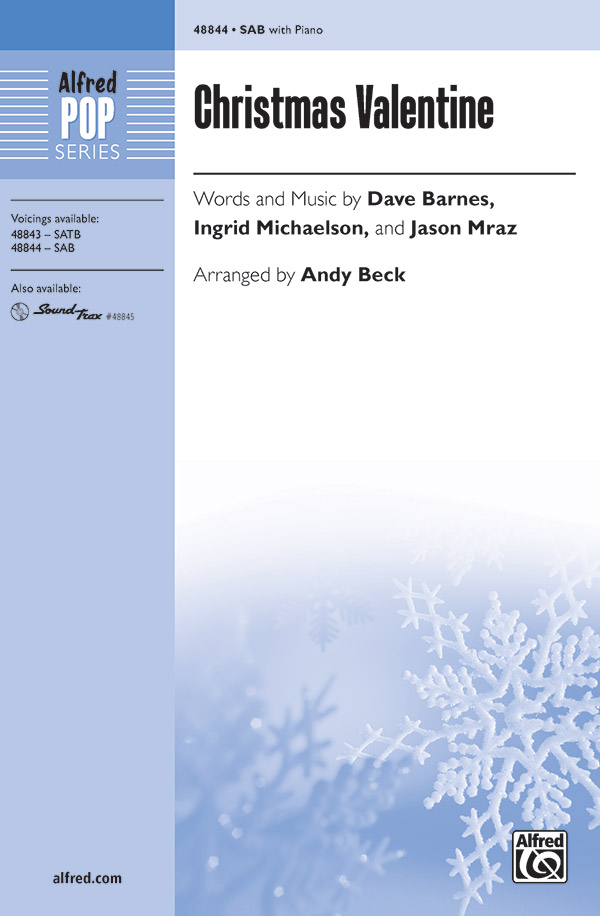 Christmas Valentine : SAB : Andy Beck : Sheet Music : 00-48844 : 038081561684 